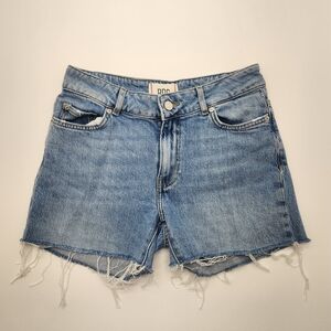 BDG Urban Outfitters Mid Rise Cutoff Denim Shorts Size 26 Raw Hem